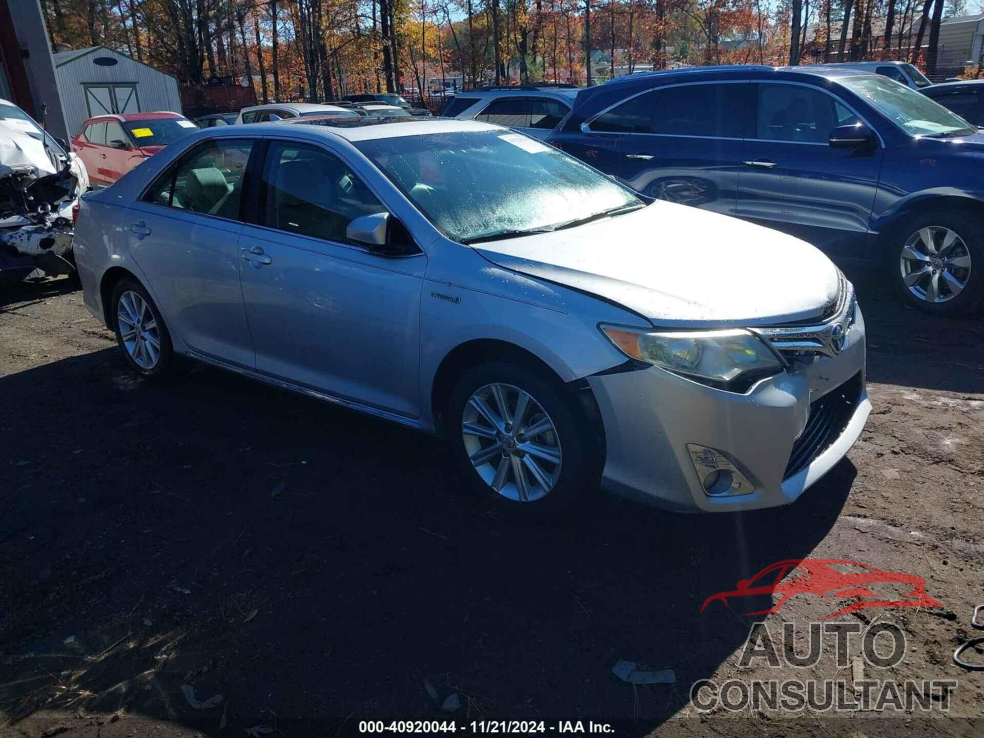 TOYOTA CAMRY HYBRID 2012 - 4T1BD1FK6CU056772