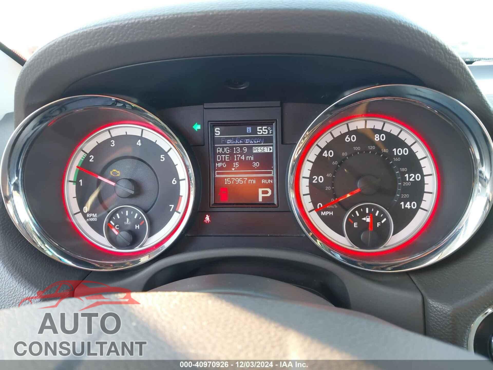 DODGE DURANGO 2012 - 1C4RDJDG2CC358602