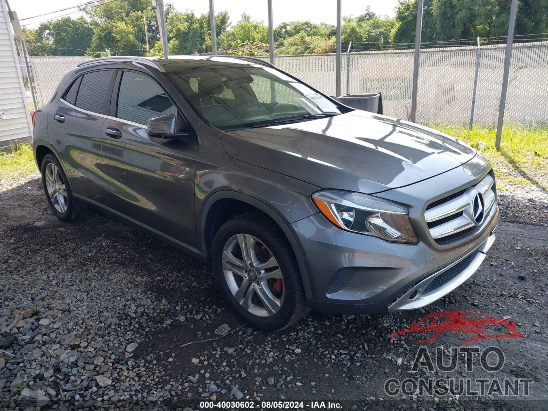 MERCEDES-BENZ GLA 250 2016 - WDCTG4GB1GJ255987
