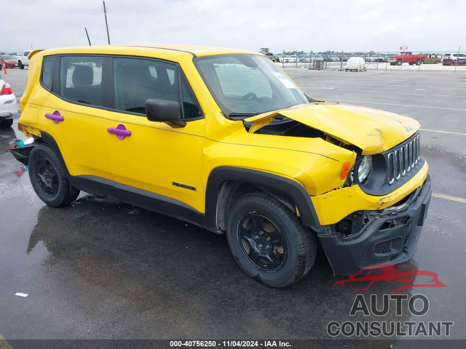 JEEP RENEGADE 2018 - ZACCJAAB4JPG81503