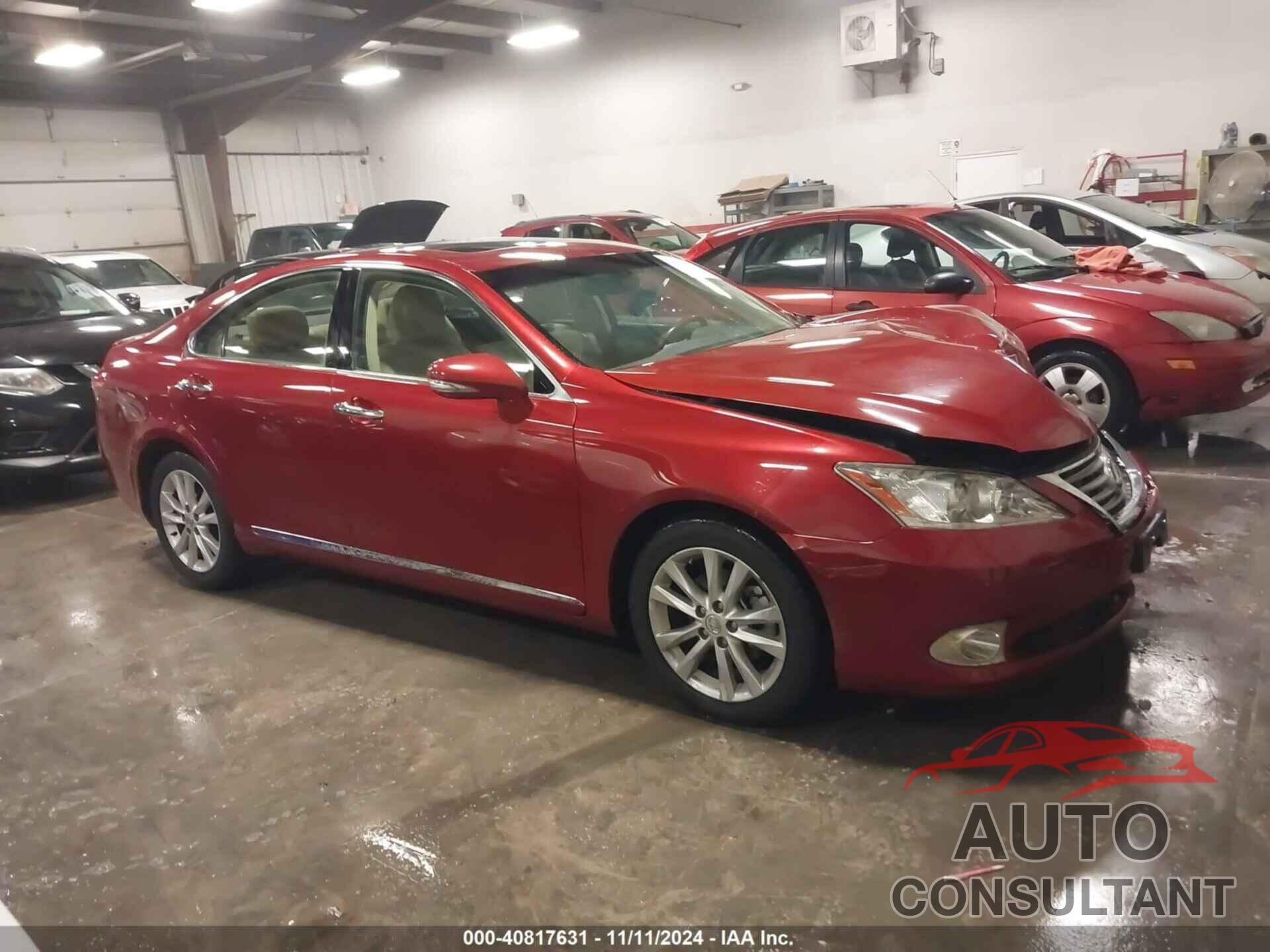 LEXUS ES 350 2010 - JTHBK1EG8A2390932