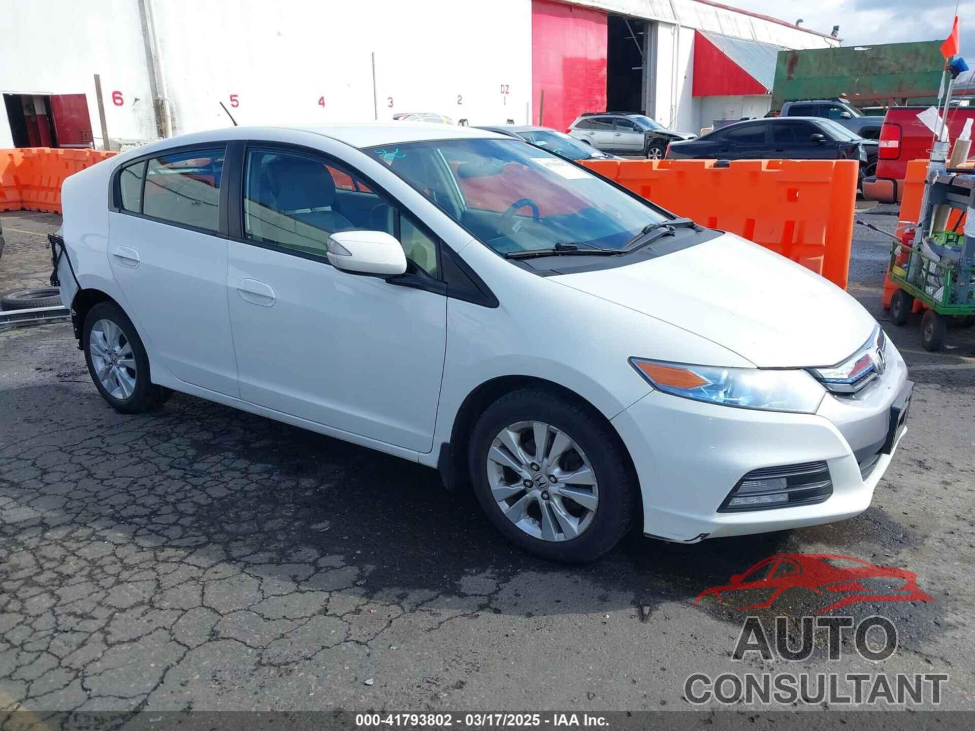 HONDA INSIGHT 2012 - JHMZE2H76CS005510