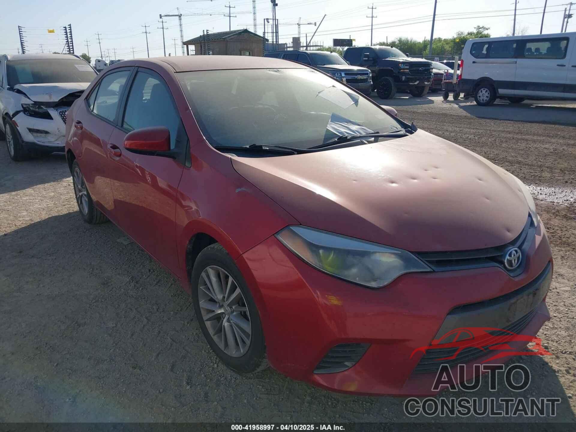 TOYOTA COROLLA 2015 - 2T1BURHE1FC342556