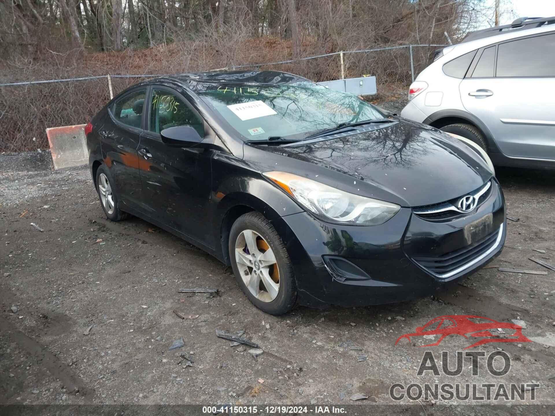 HYUNDAI ELANTRA 2011 - 5NPDH4AE3BH050196
