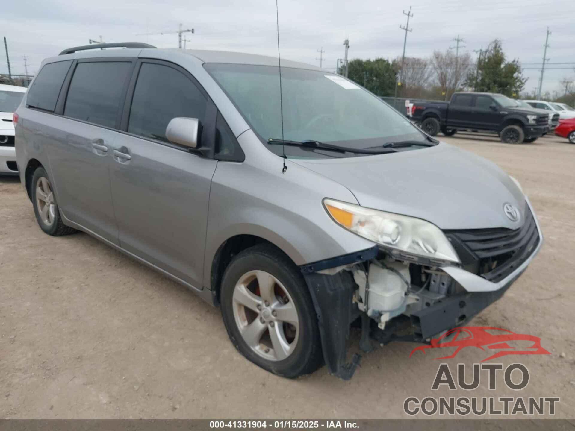 TOYOTA SIENNA 2012 - 5TDKK3DCXCS266359