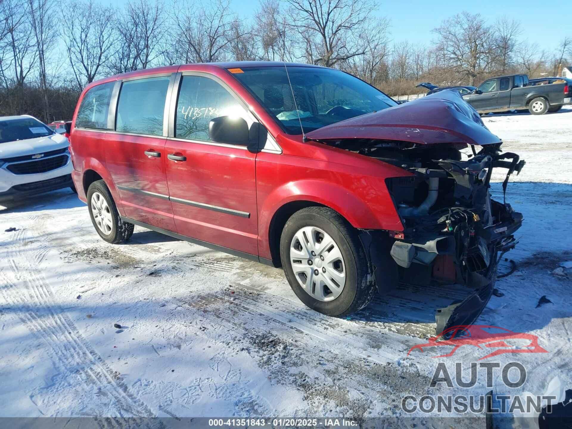 DODGE GRAND CARAVAN 2016 - 2C4RDGBG7GR134888