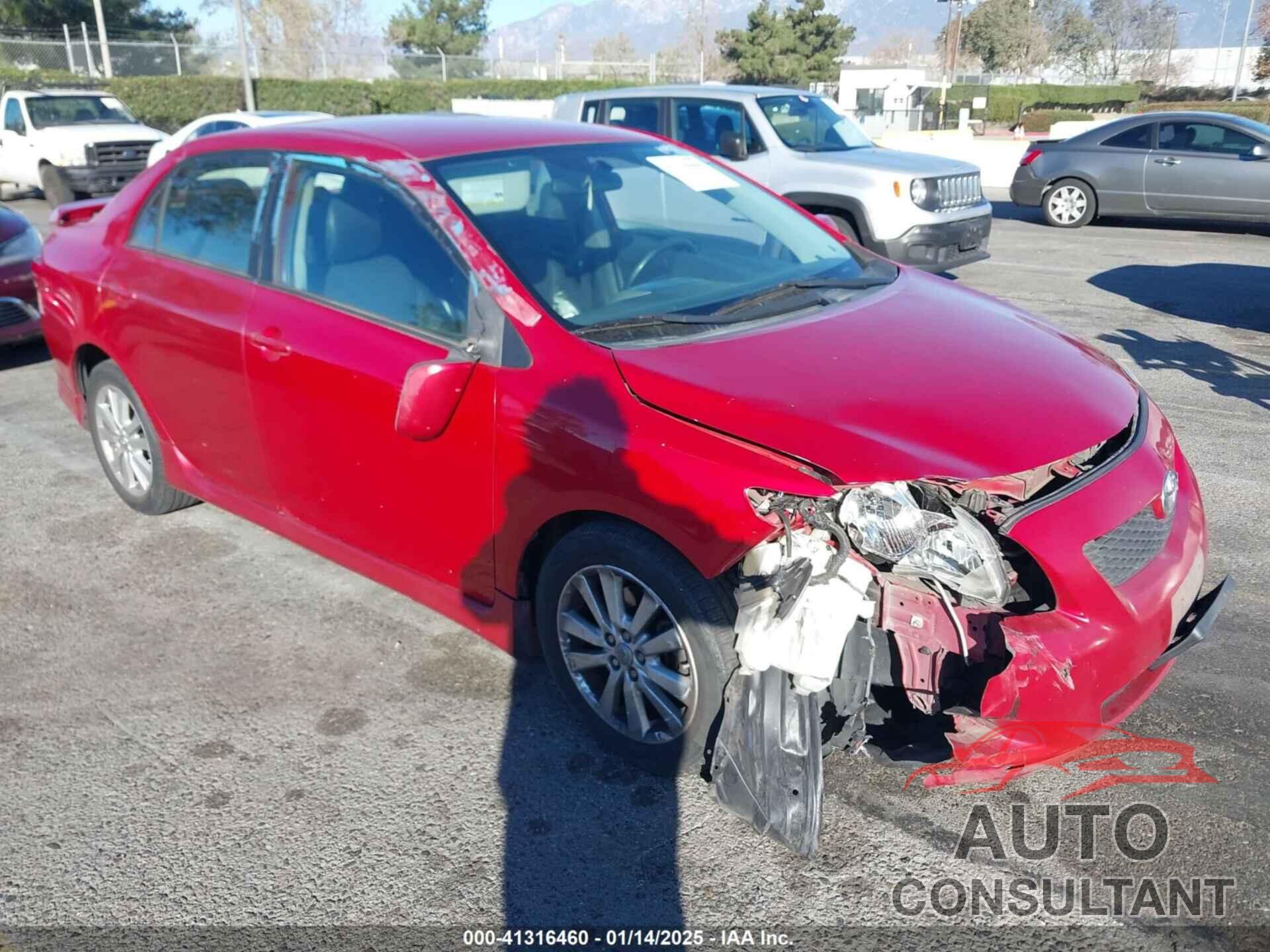 TOYOTA COROLLA 2010 - 2T1BU4EE6AC498267