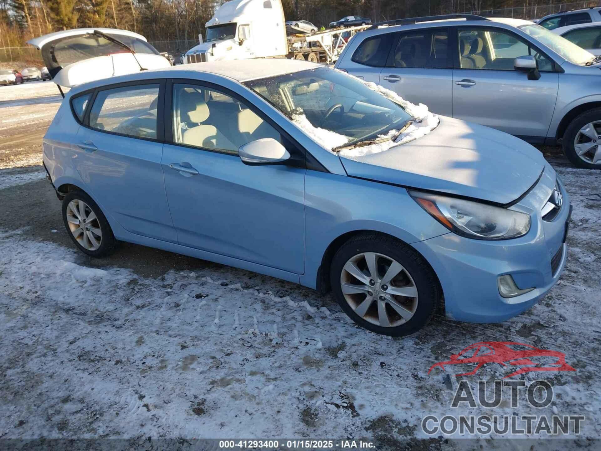 HYUNDAI ACCENT 2013 - KMHCU5AE0DU091290