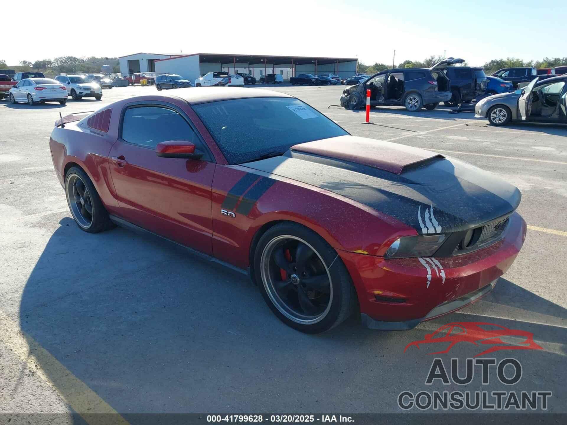 FORD MUSTANG 2010 - 1ZVBP8CH4A5151977