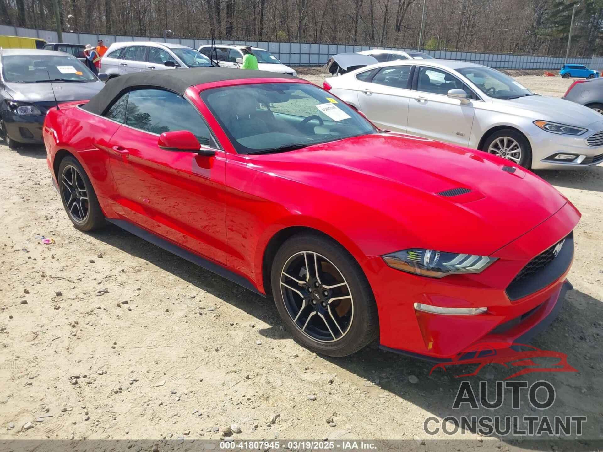FORD MUSTANG 2018 - 1FATP8UH7J5155307