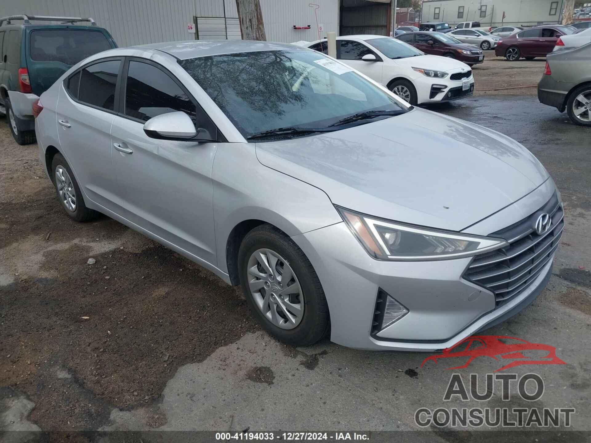 HYUNDAI ELANTRA 2019 - KMHD74LF2KU846464