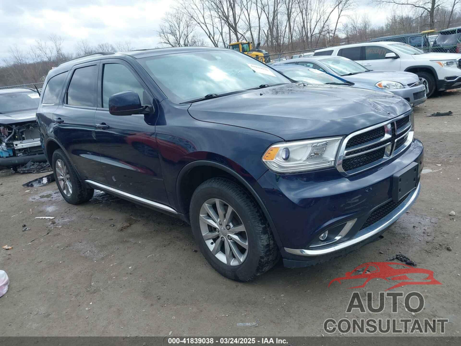 DODGE DURANGO 2017 - 1C4RDJAG9HC709923