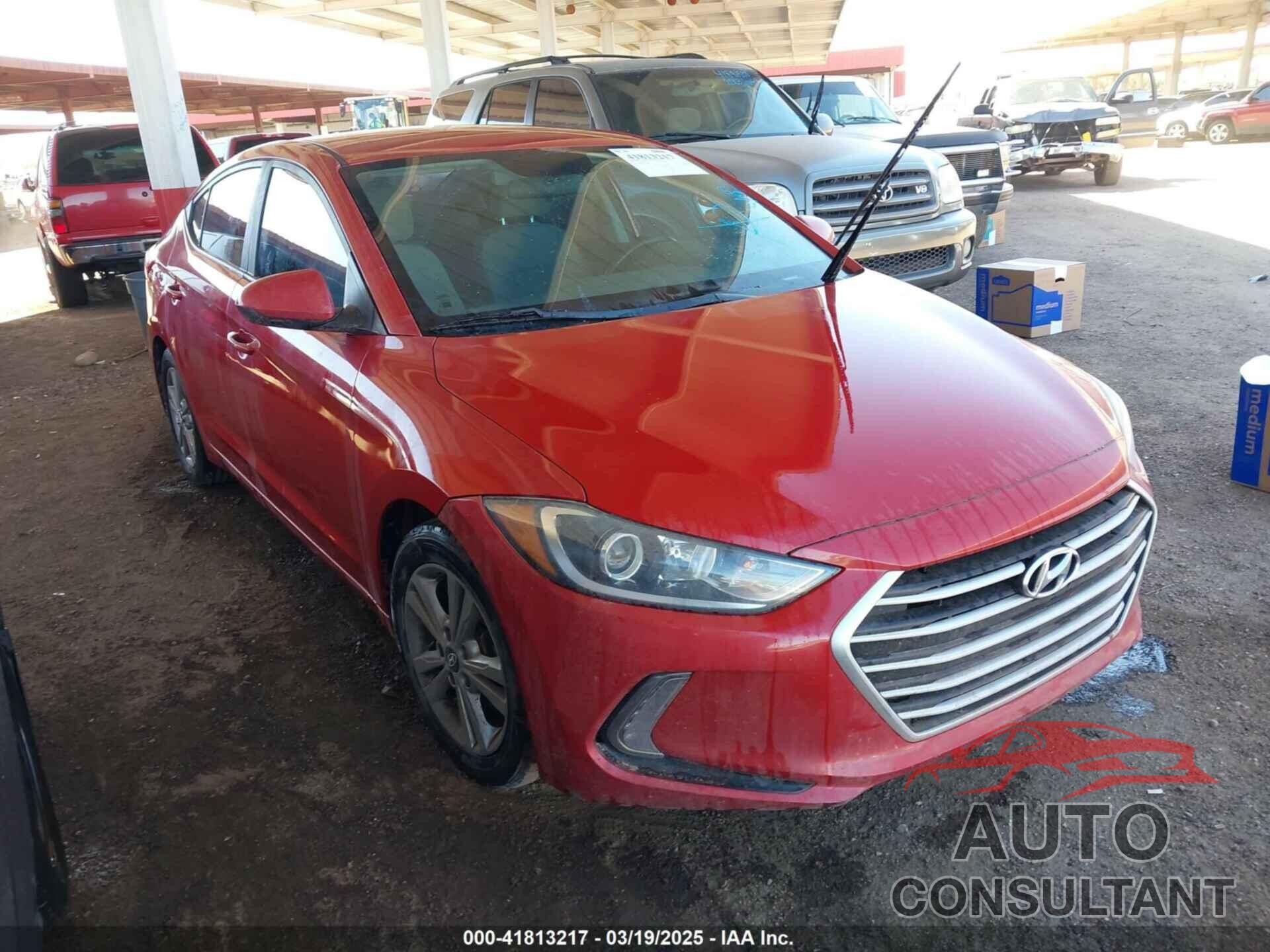 HYUNDAI ELANTRA 2017 - 5NPD84LF2HH049488