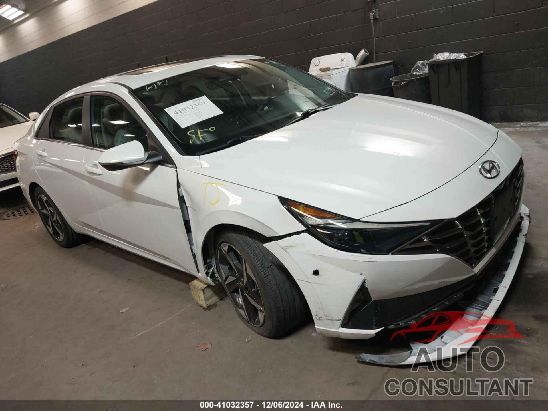 HYUNDAI ELANTRA 2022 - 5NPLP4AGXNH070076