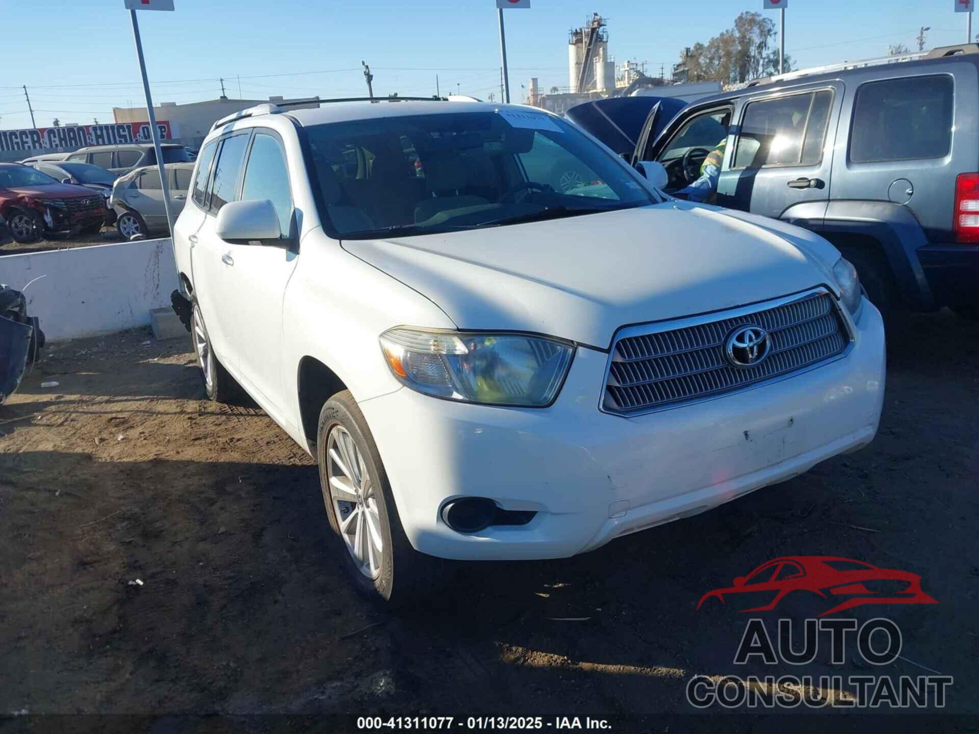 TOYOTA HIGHLANDER HYBRID 2009 - JTEEW41A792027289