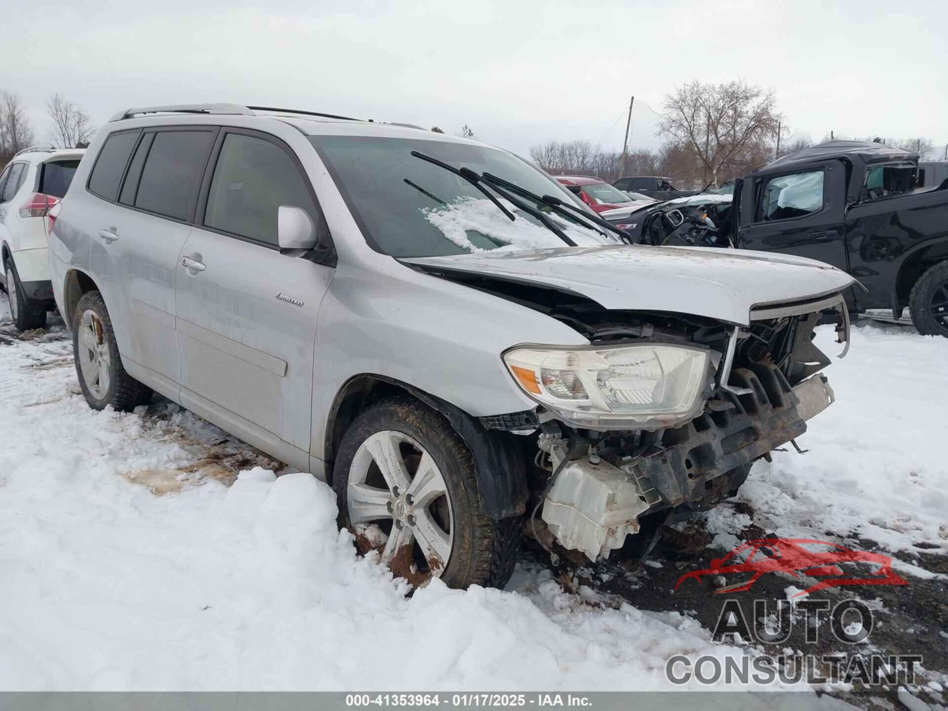 TOYOTA HIGHLANDER 2009 - JTEES42A192117791