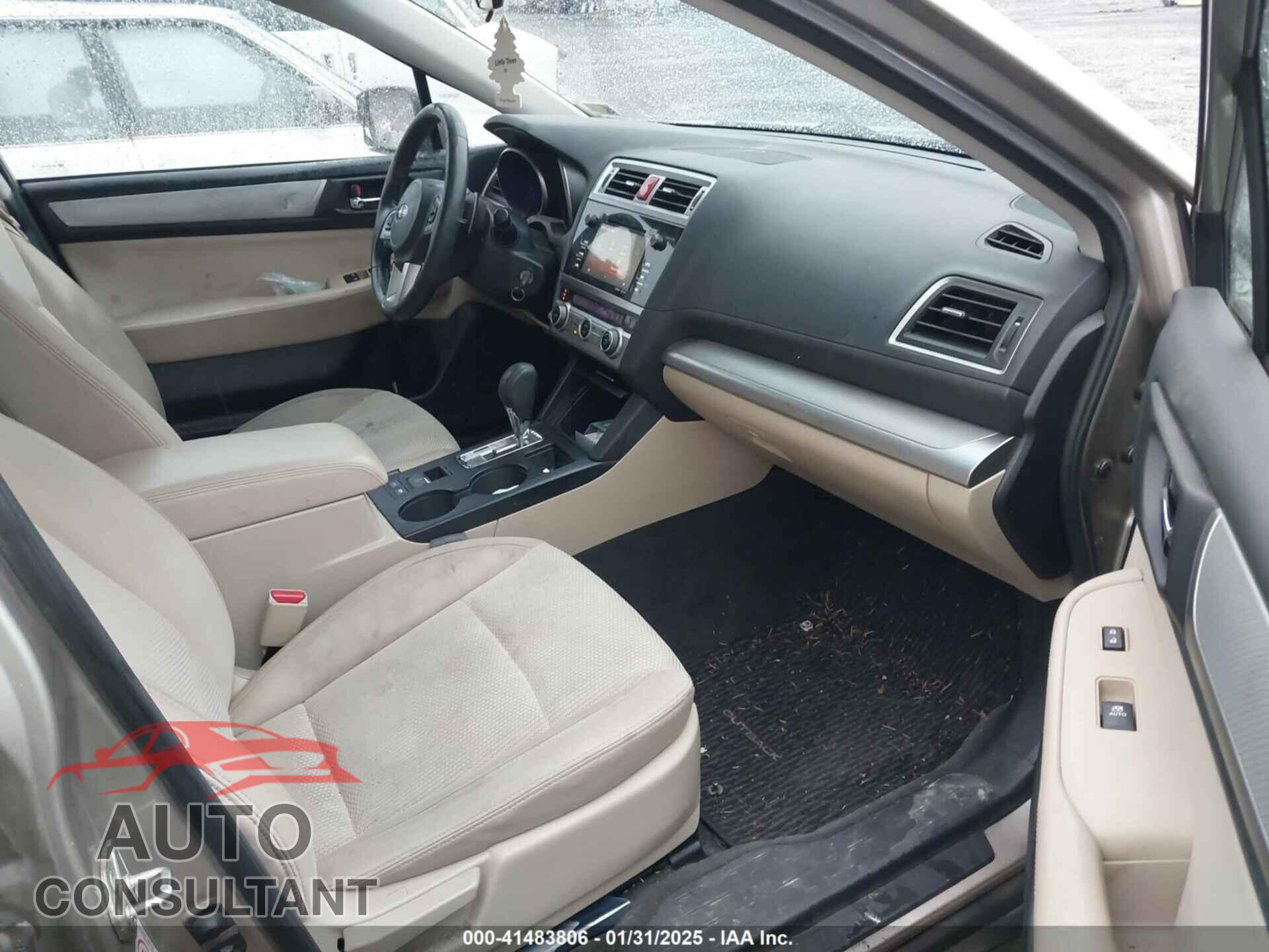 SUBARU OUTBACK 2015 - 4S4BSACC2F3226526