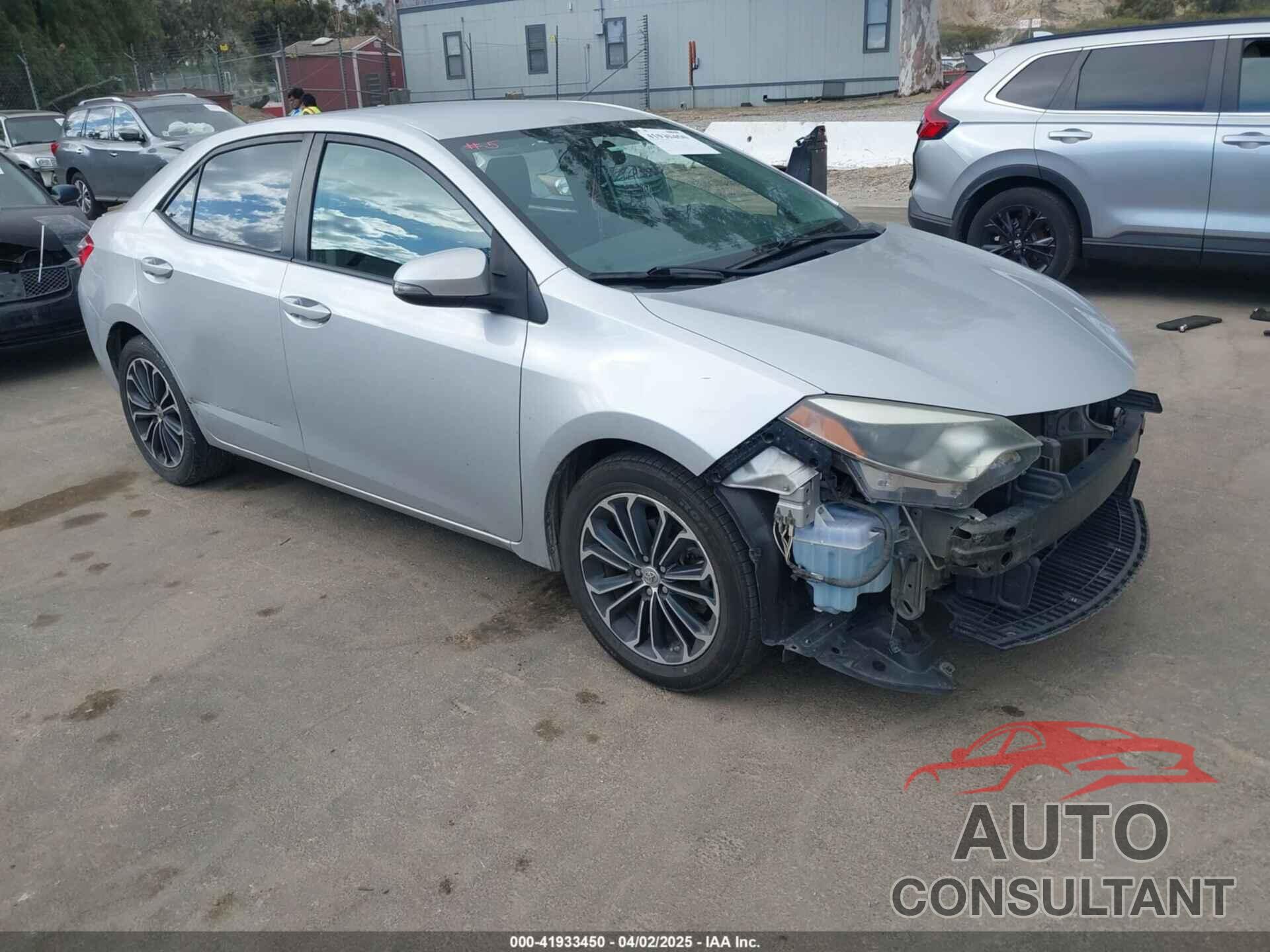 TOYOTA COROLLA 2016 - 5YFBURHE3GP404170