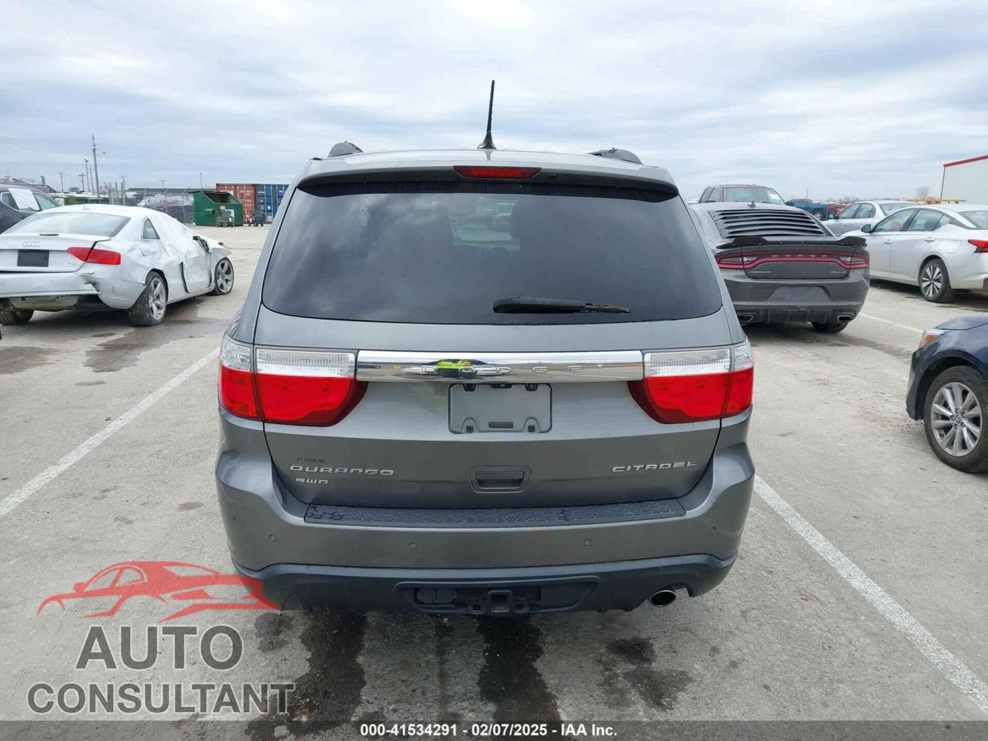 DODGE DURANGO 2012 - 1C4RDJEG2CC337960