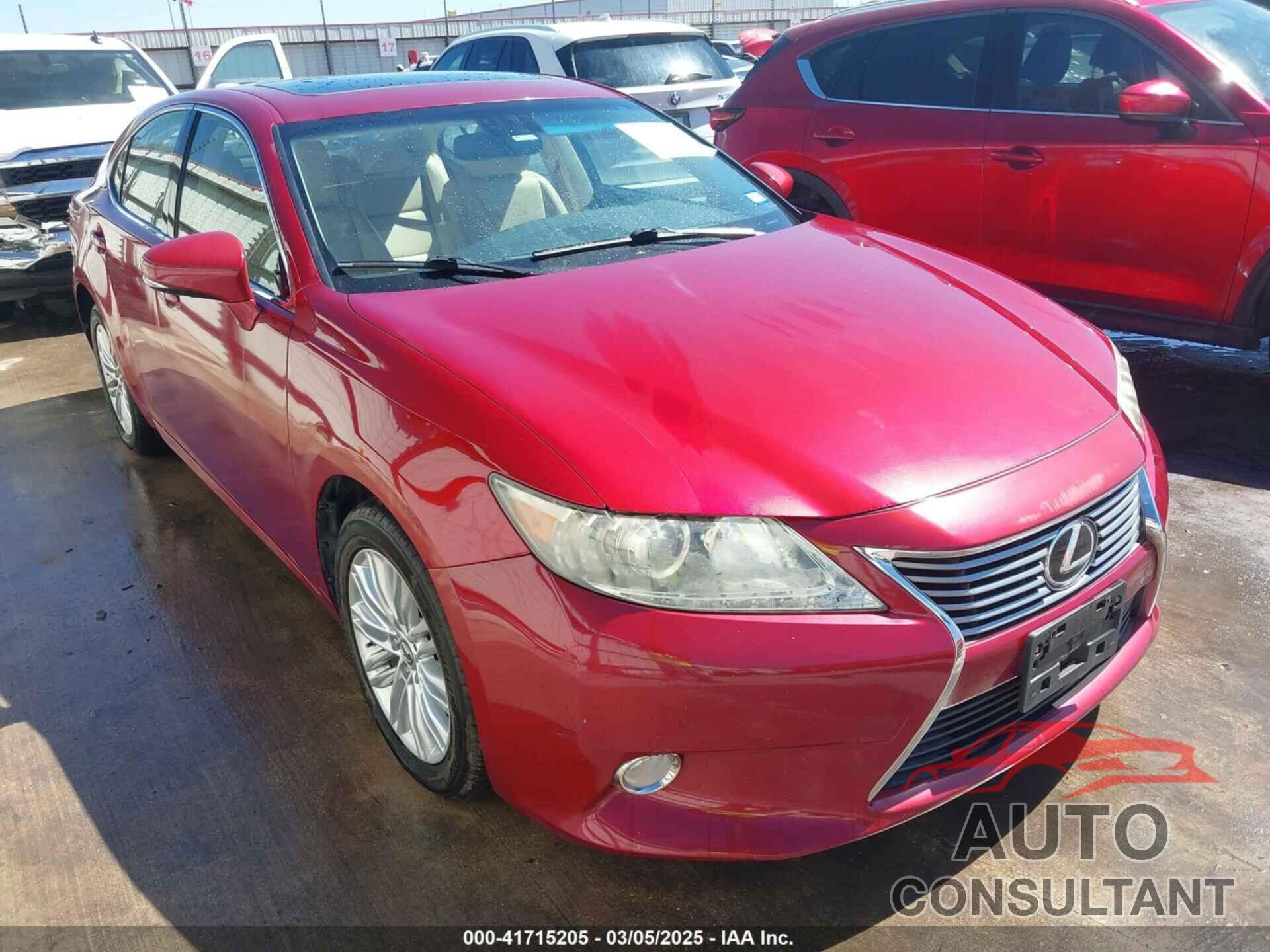 LEXUS ES 350 2013 - JTHBK1GG0D2070425