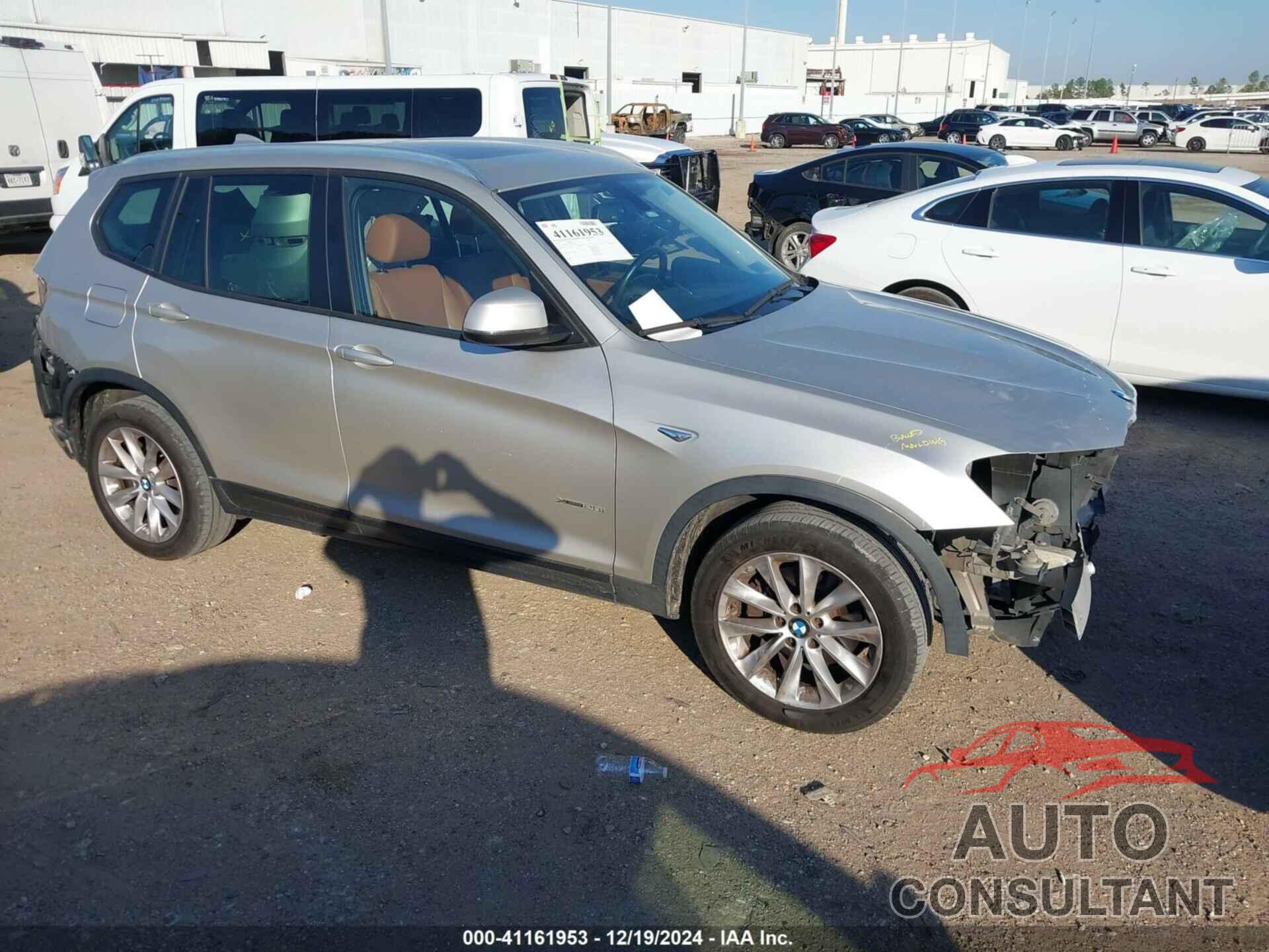 BMW X3 2015 - 5UXWX9C51F0D50474