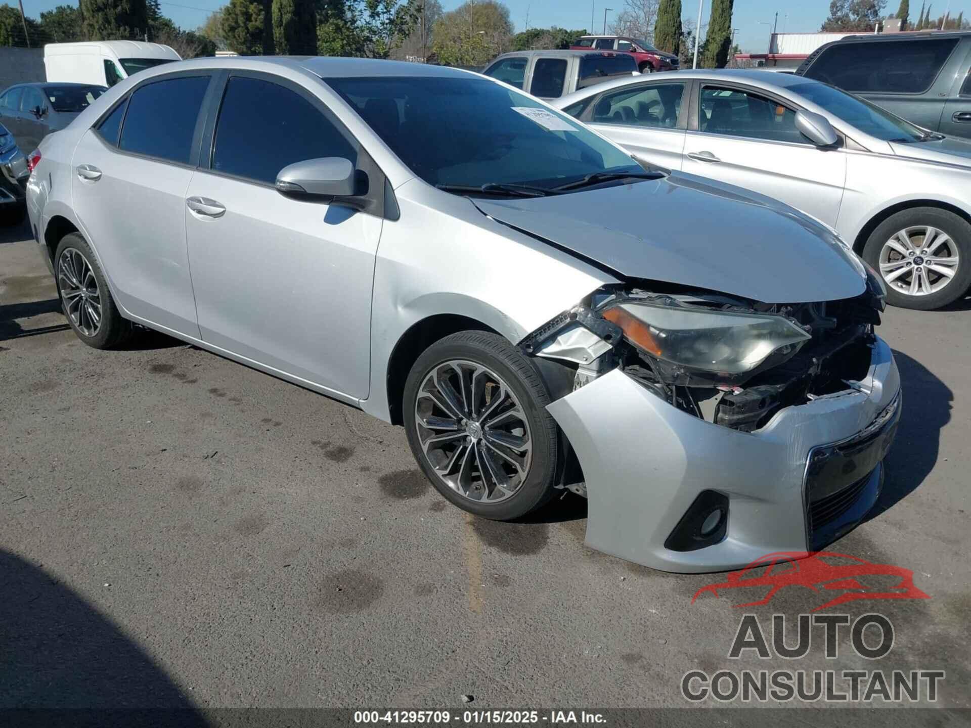 TOYOTA COROLLA 2015 - 5YFBURHE0FP323450