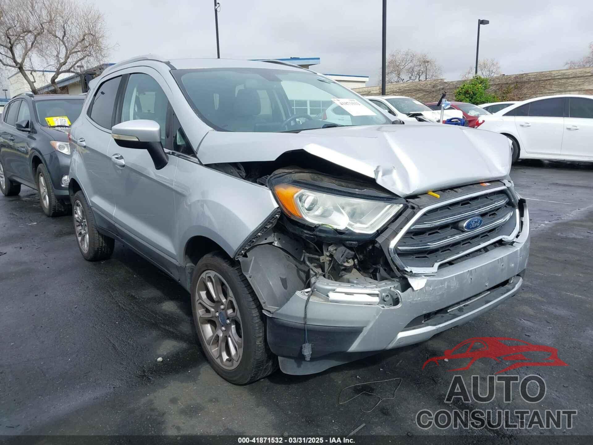 FORD ECOSPORT 2018 - MAJ6P1WL1JC210612
