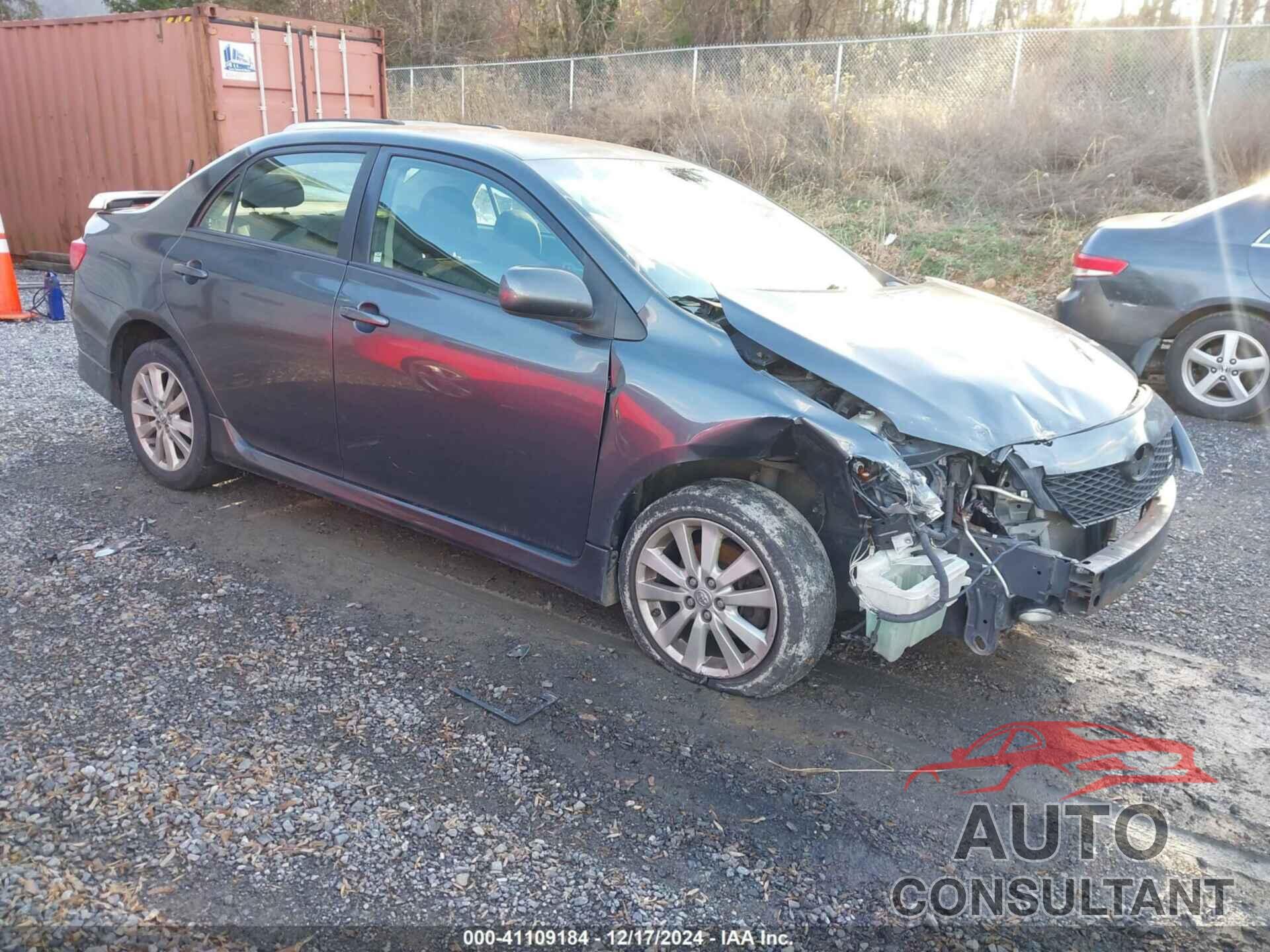 TOYOTA COROLLA 2009 - 2T1BU40E99C118163