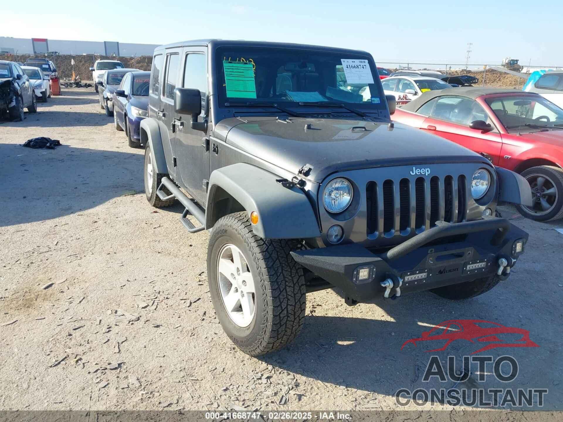 JEEP WRANGLER UNLIMITED 2017 - 1C4BJWDG4HL634468