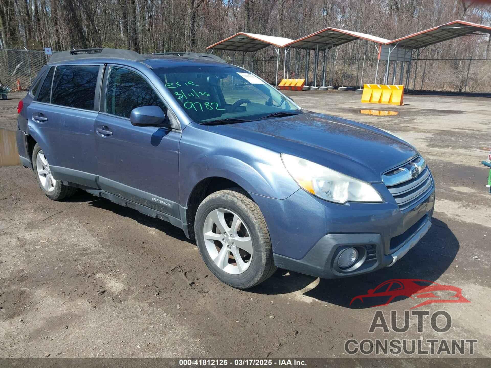 SUBARU OUTBACK 2013 - 4S4BRBPC7D3265959