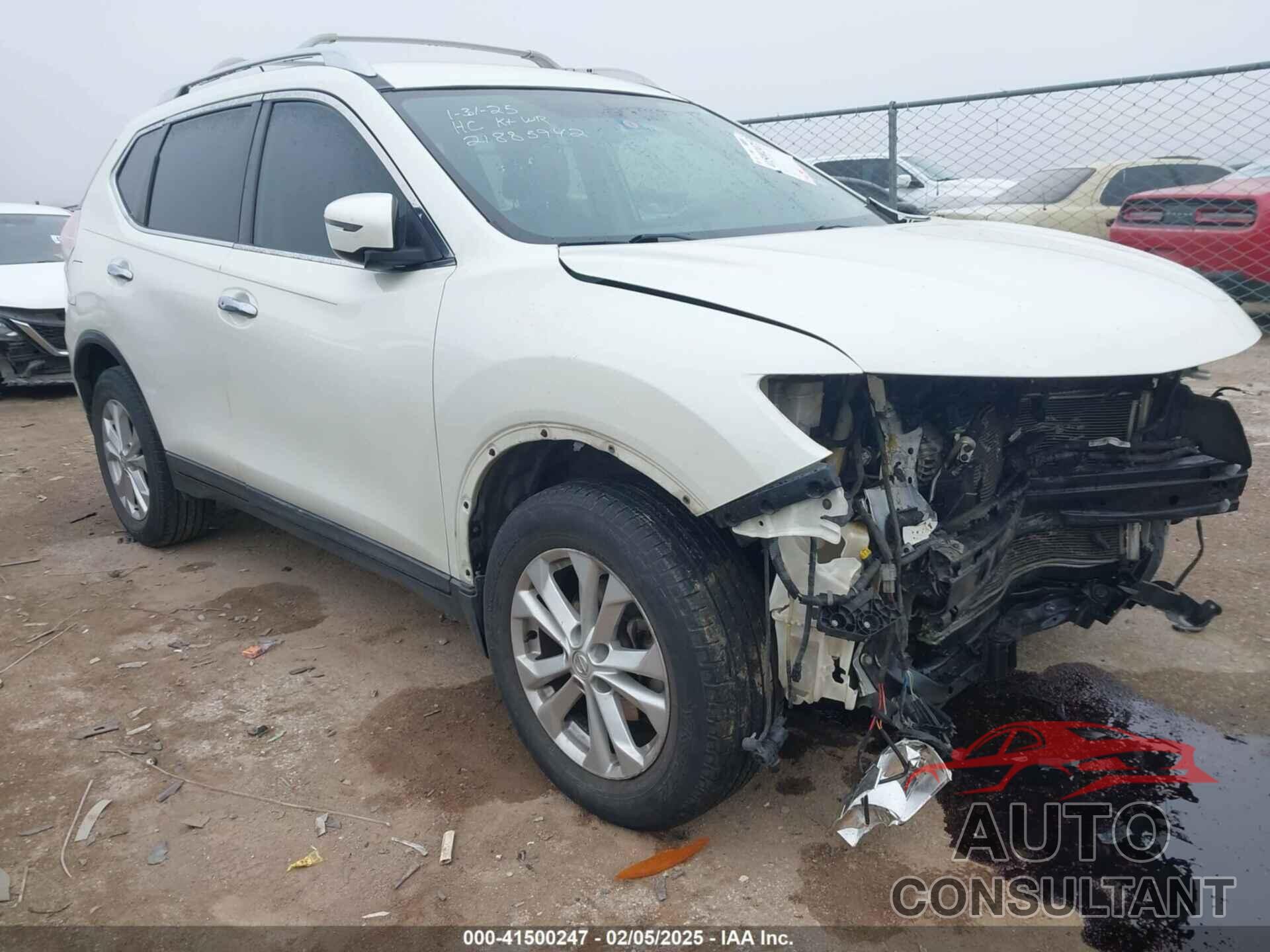 NISSAN ROGUE 2016 - KNMAT2MT6GP727303