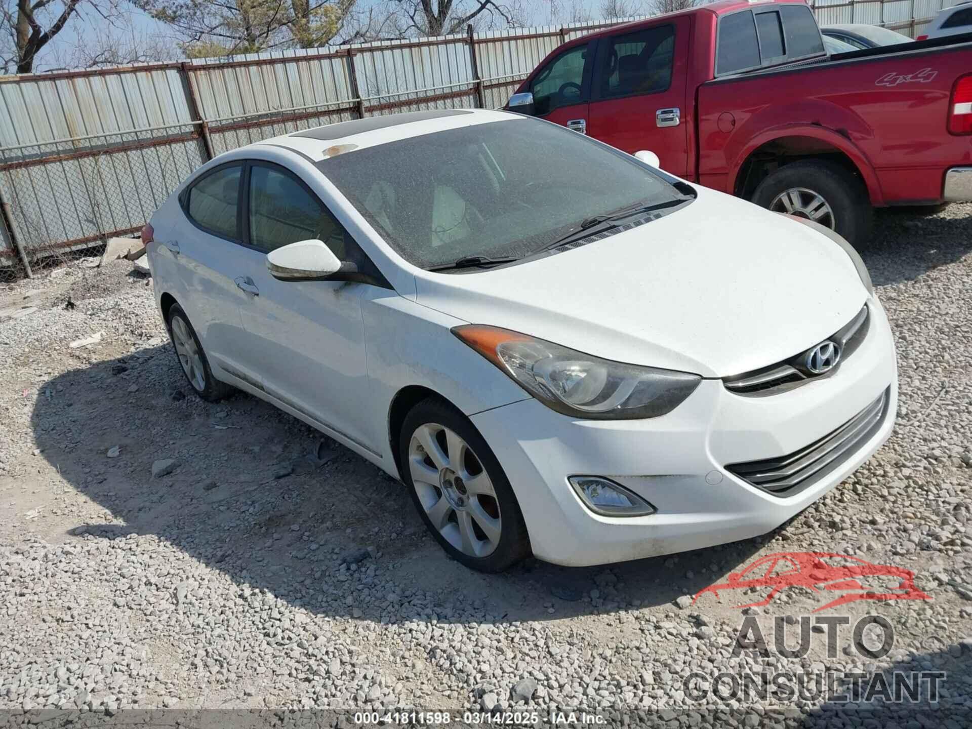 HYUNDAI ELANTRA 2011 - 5NPDH4AE2BH050299