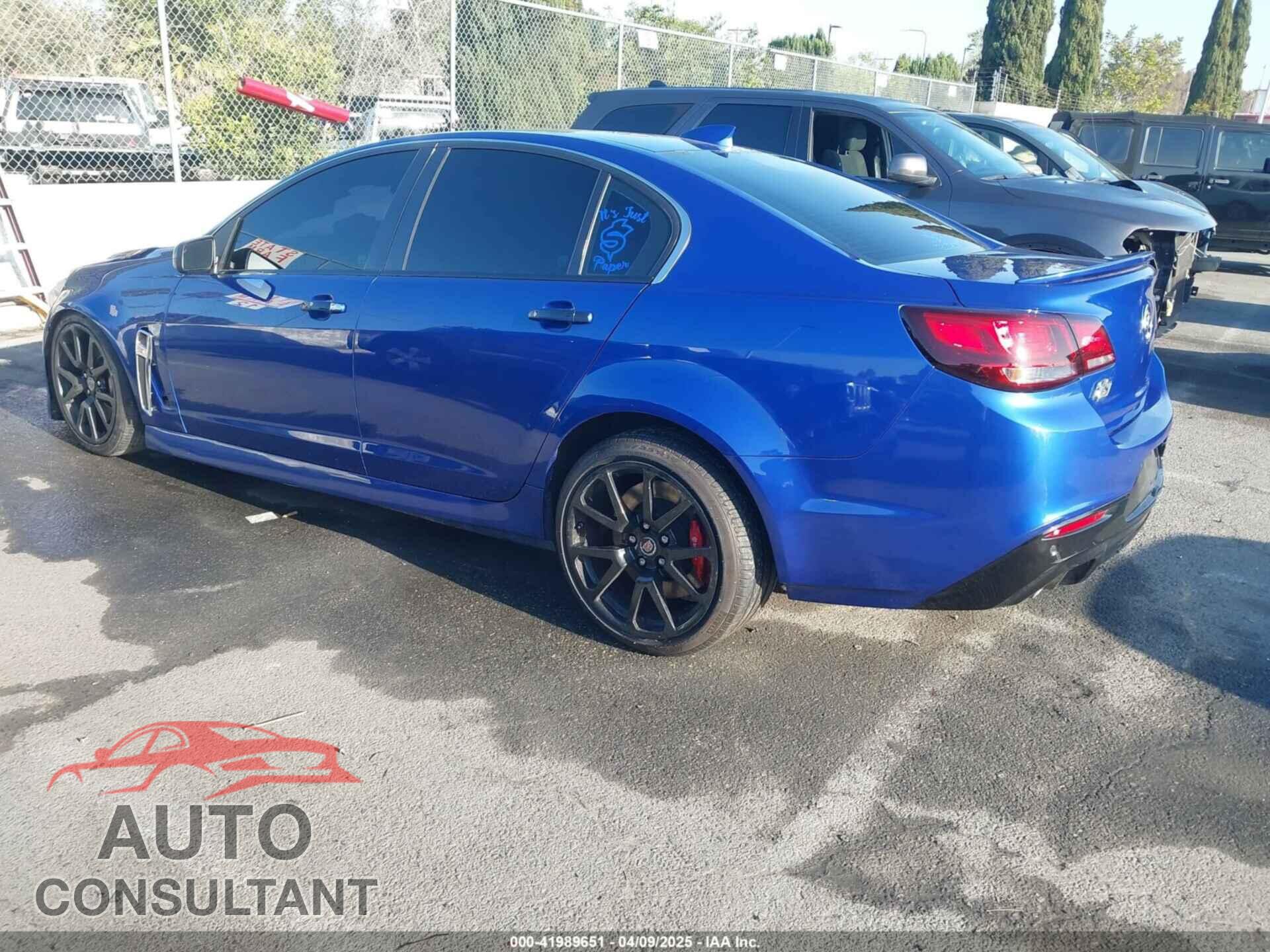CHEVROLET SS 2017 - 6G3F15RW3HL302049