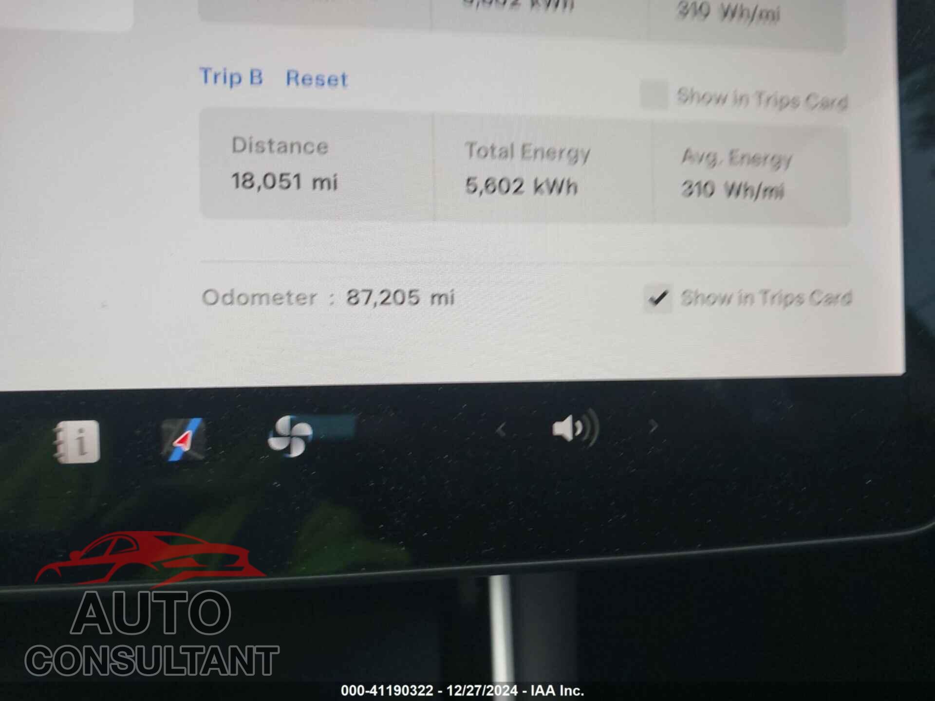 TESLA MODEL 3 2019 - 5YJ3E1EA8KF298906