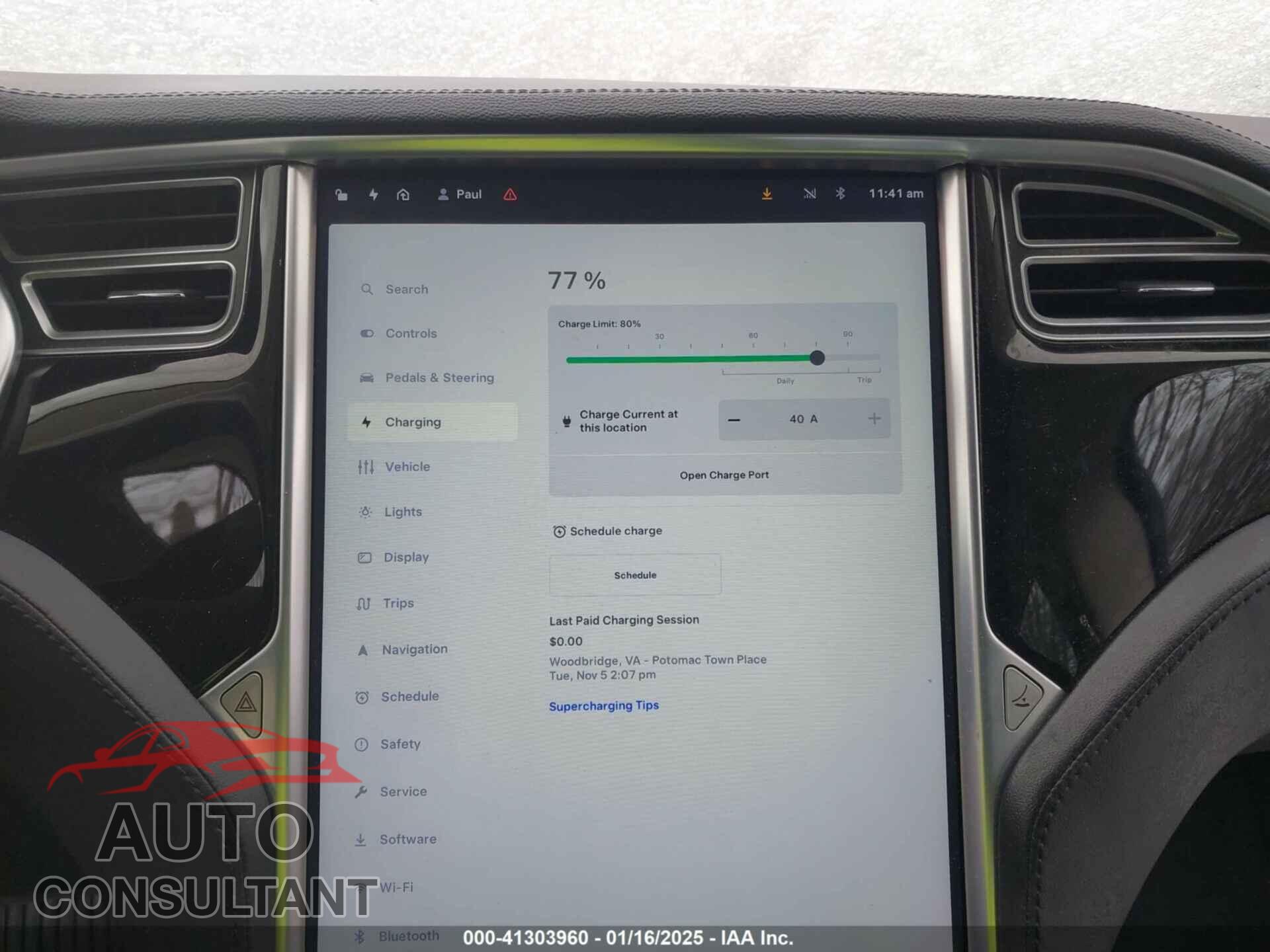 TESLA MODEL S 2013 - 5YJSA1CN6DFP26763