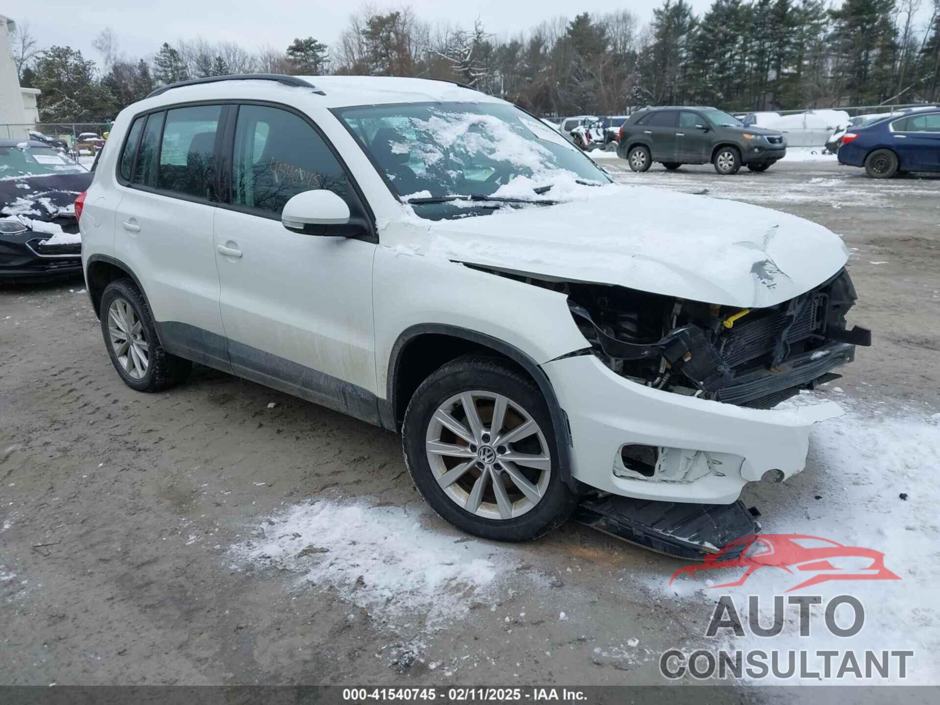 VOLKSWAGEN TIGUAN LIMITED 2018 - WVGBV7AX0JK000306