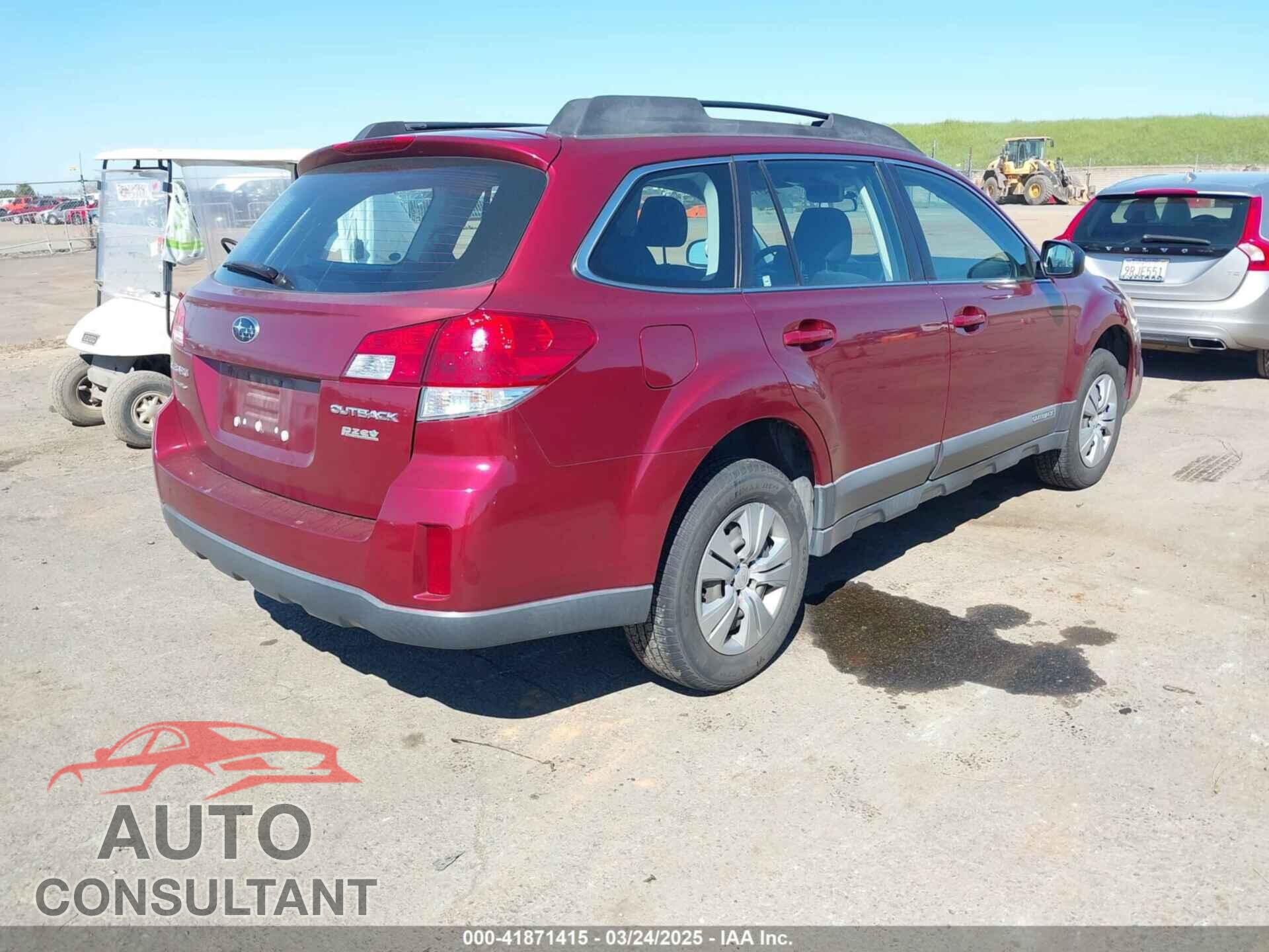 SUBARU OUTBACK 2013 - 4S4BRBAC6D3313802