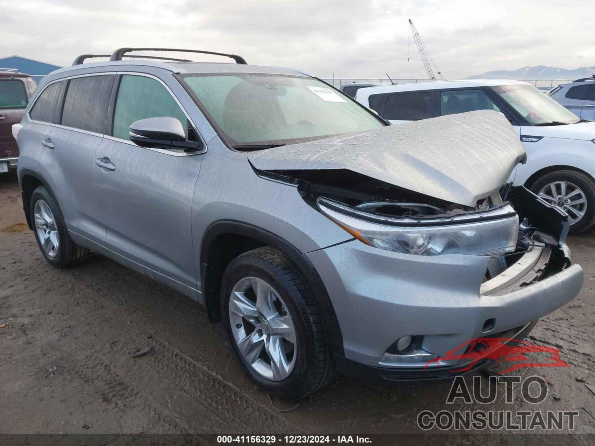 TOYOTA HIGHLANDER 2015 - 5TDDKRFH7FS077810