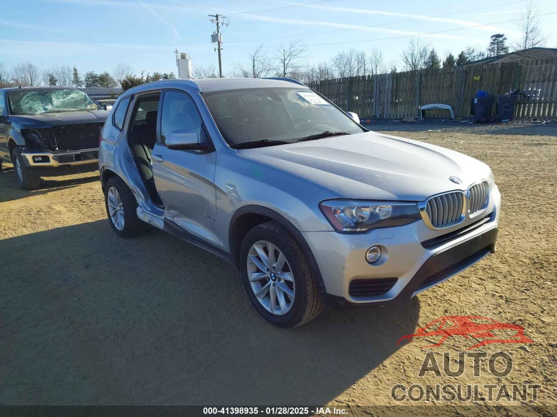 BMW X3 2017 - 5UXWX9C52H0T00800