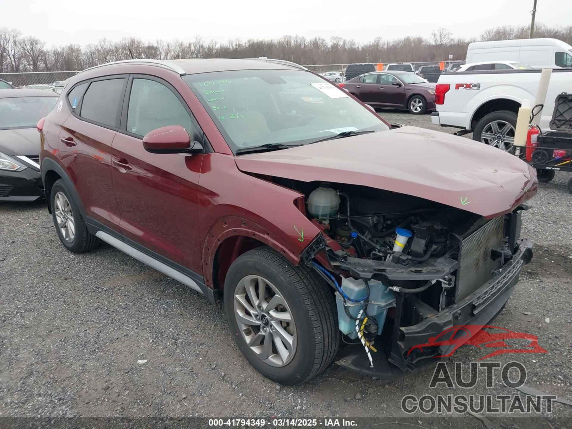 HYUNDAI TUCSON 2017 - KM8J33A43HU450675