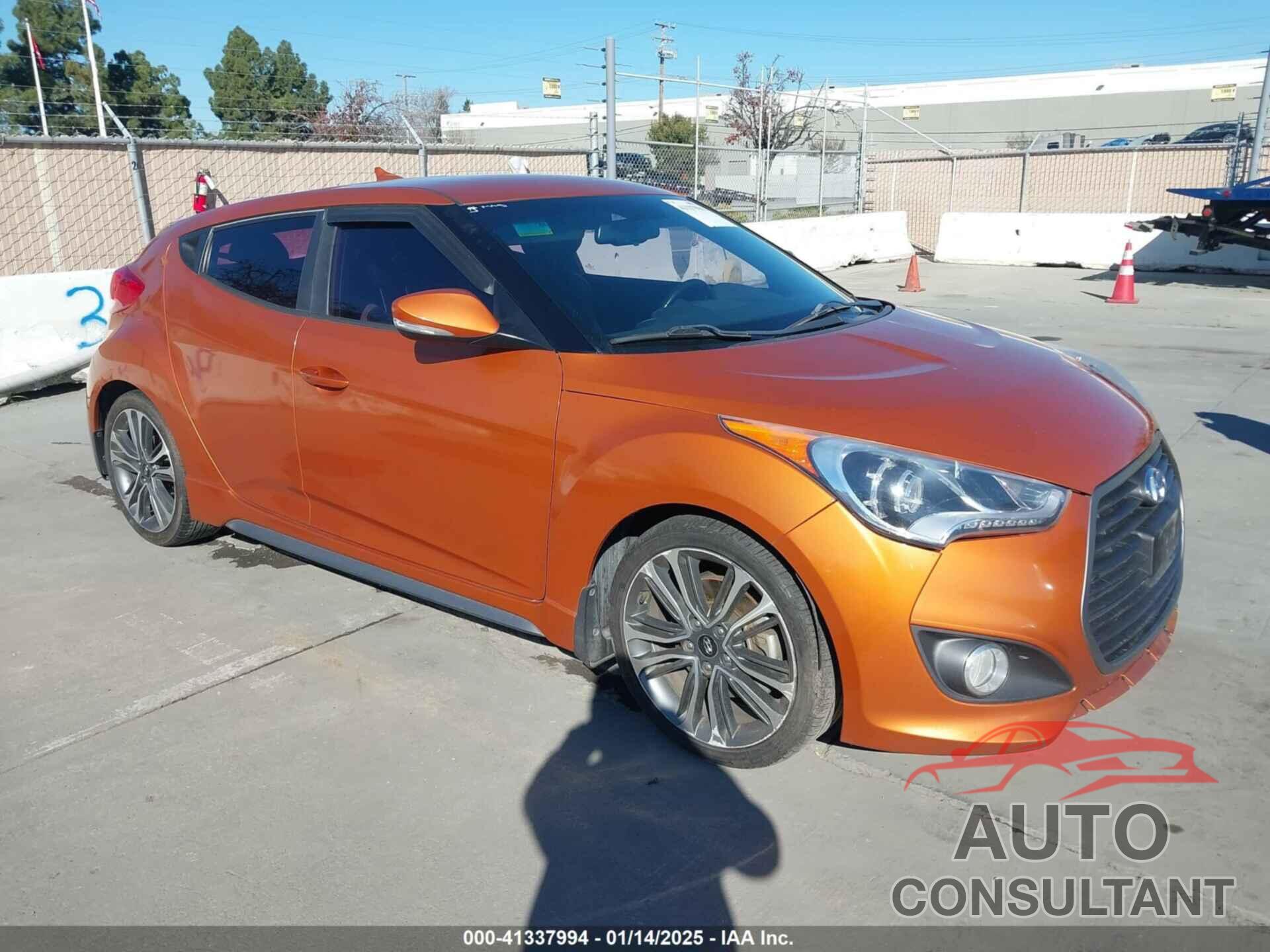 HYUNDAI VELOSTER 2016 - KMHTC6AE6GU291488