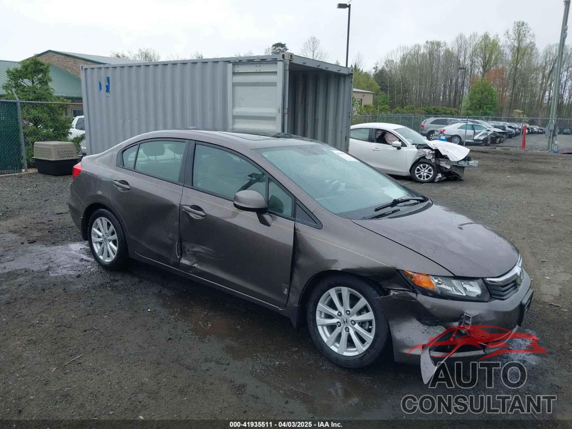 HONDA CIVIC 2012 - 2HGFB2F9XCH505616