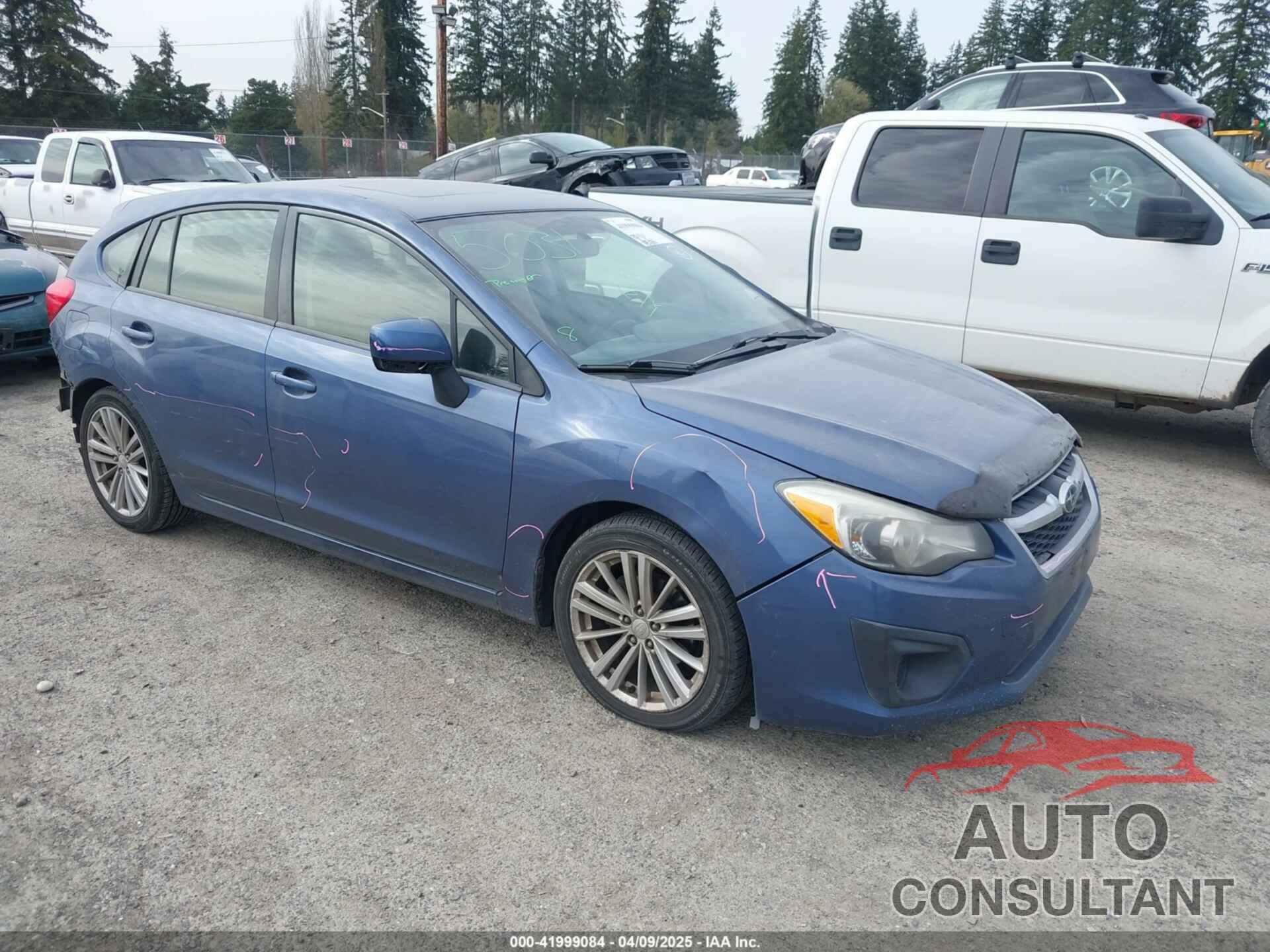 SUBARU IMPREZA 2013 - JF1GPAD62DG801756