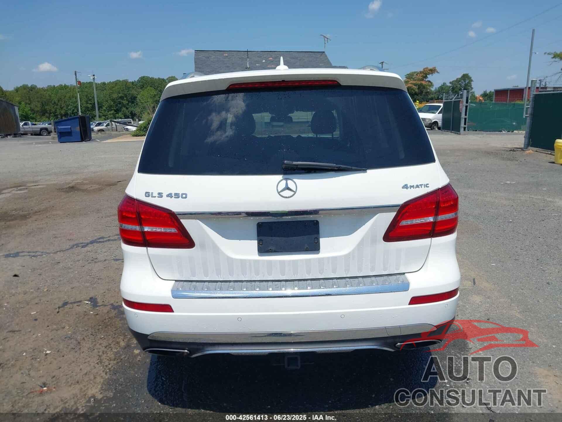 MERCEDES-BENZ GLS 450 2017 - 4JGDF6EE1HA968827