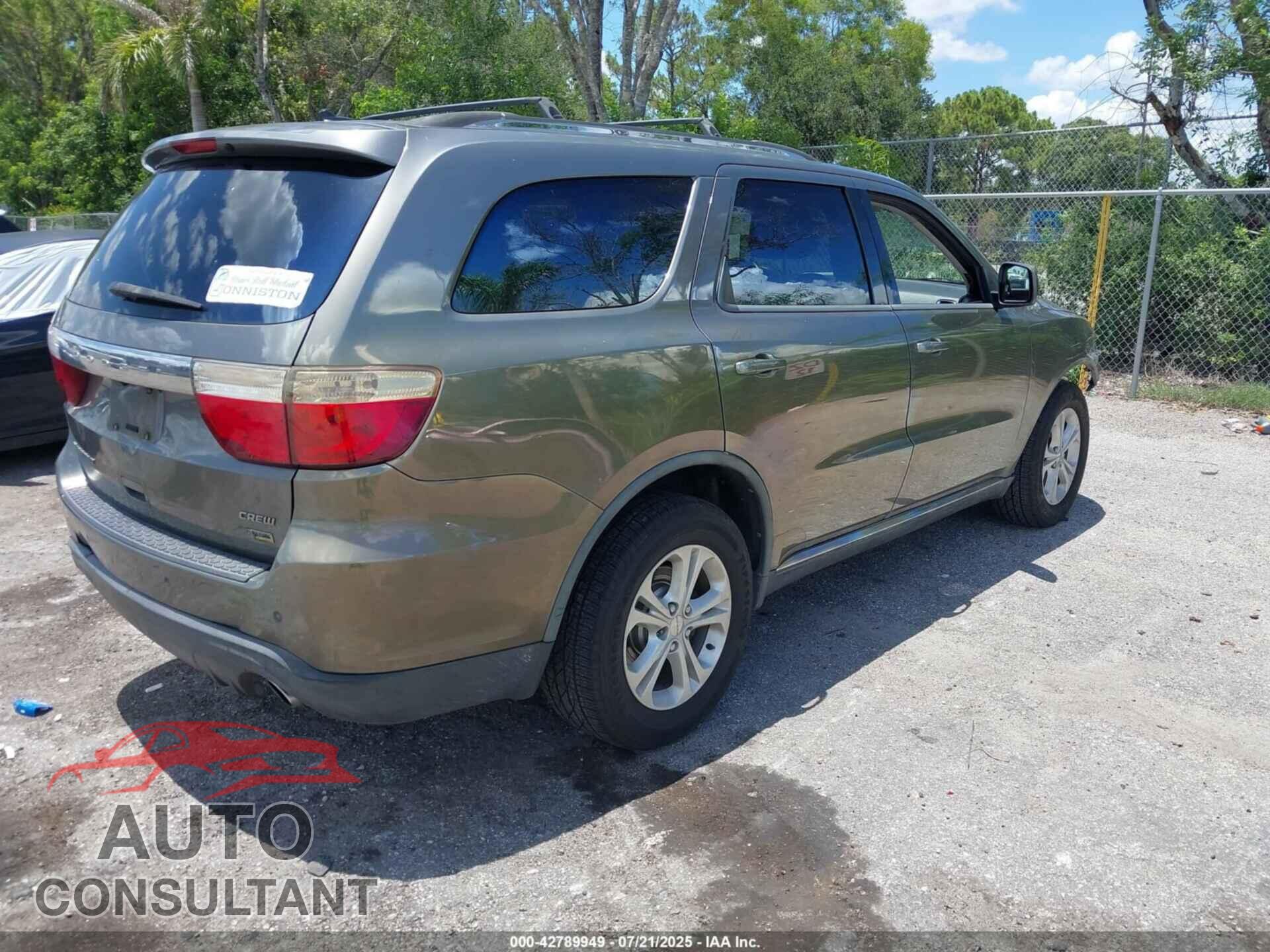 DODGE DURANGO 2012 - 1C4RDHDG7CC152720