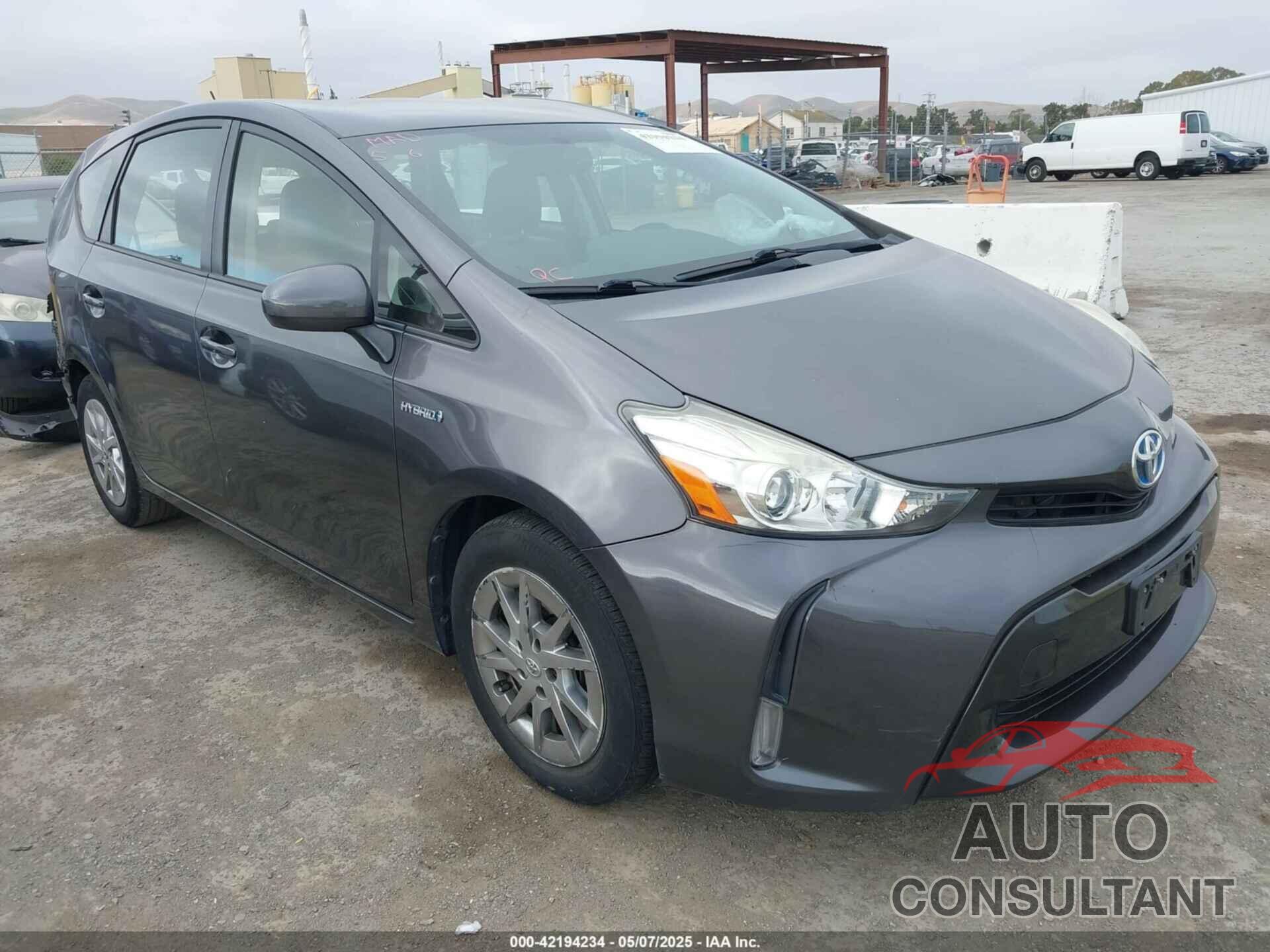 TOYOTA PRIUS V 2015 - JTDZN3EU9FJ029814