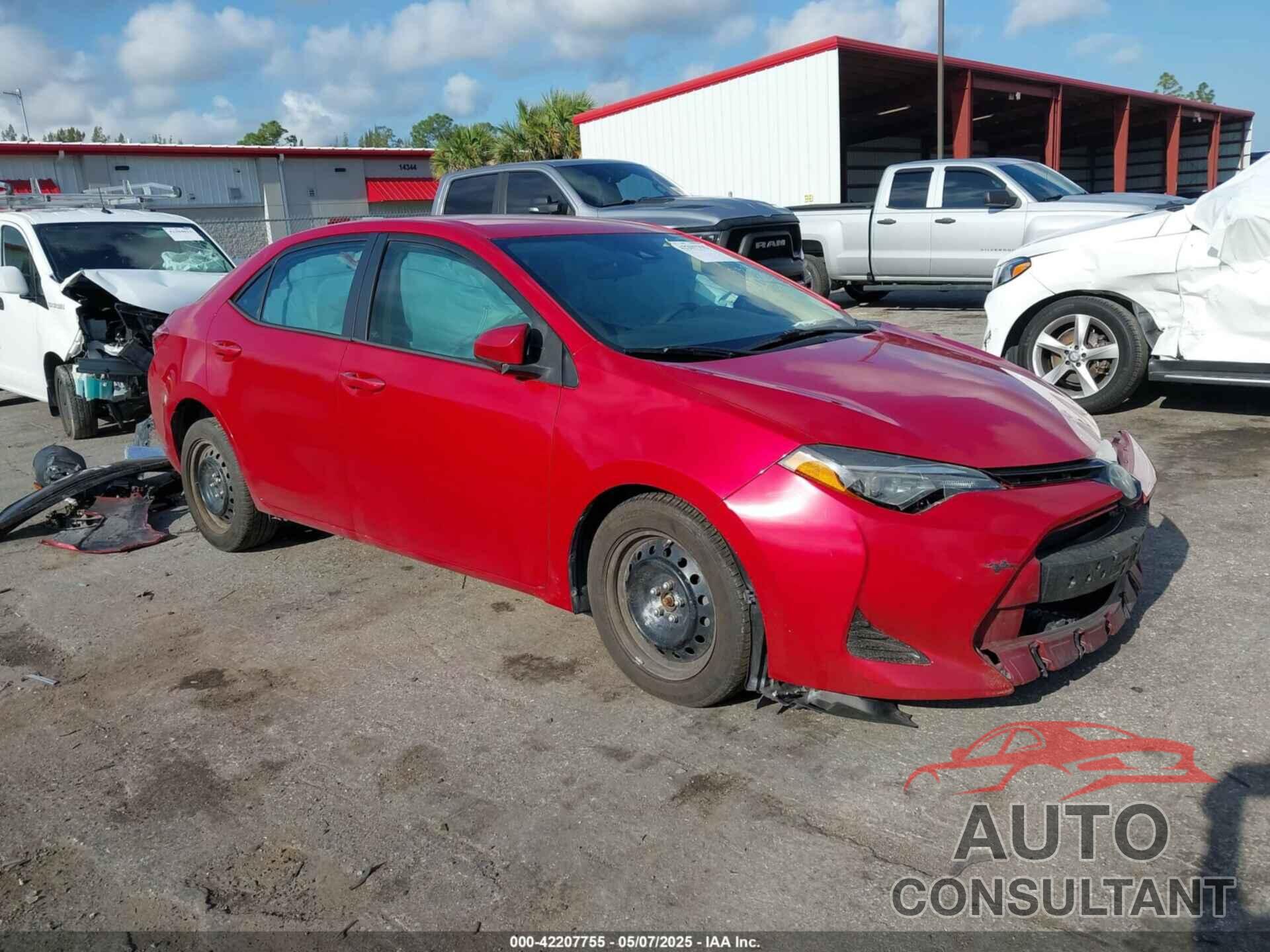 TOYOTA COROLLA 2019 - 2T1BURHE0KC222824