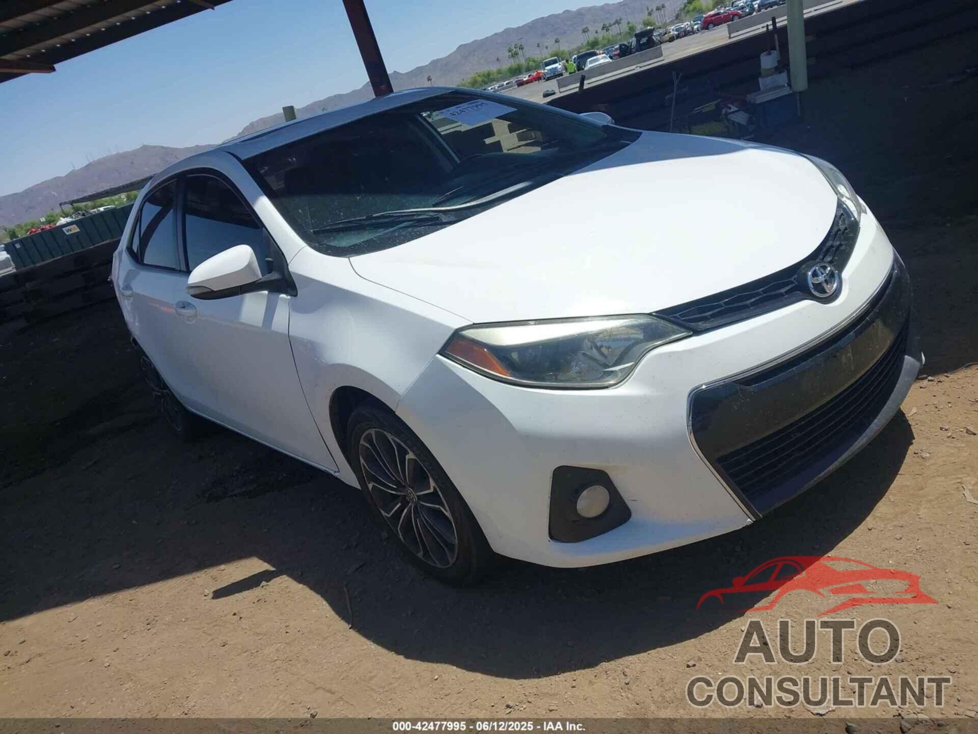 TOYOTA COROLLA 2015 - 5YFBURHE4FP215140