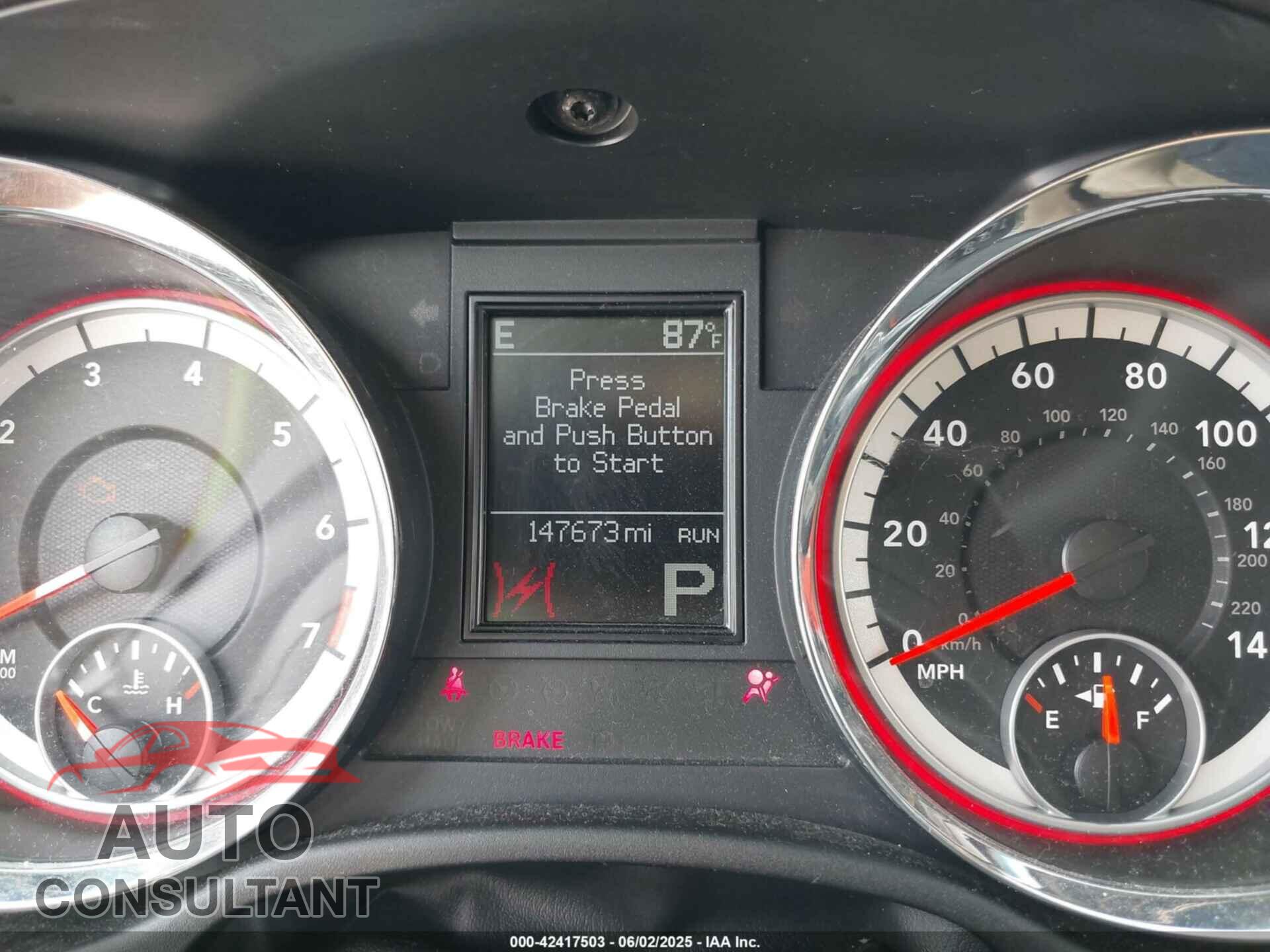 DODGE DURANGO 2013 - 1C4RDHEG8DC659125
