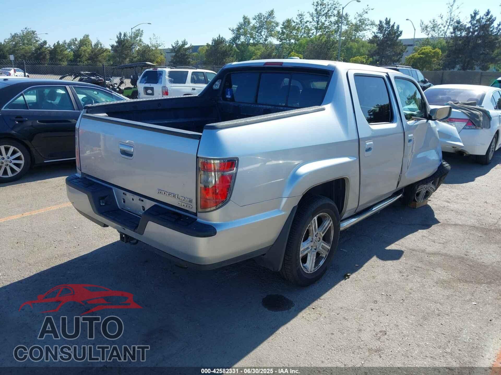 HONDA RIDGELINE 2012 - 5FPYK1F56CB457687